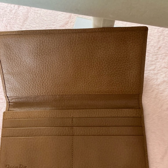 Christian Dior Vintage Honeycomb Bifold Long Wallet - Picture 5 of 11